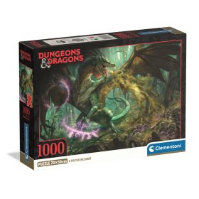   Clementoni Puzzle 1000 db poszterrel – Dungeons & Dragons (duplikált)