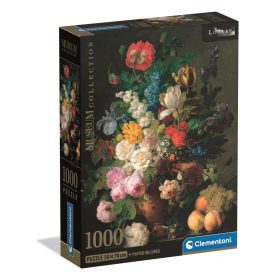 Clementoni Puzzle 1000 db poszterrel – Virágok cserépben