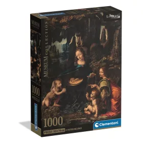   Clementoni Puzzle, Szűz Mária és a kis Jézus, poszterrel, 1000 db