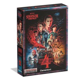 Puzzle, Stranger Things, 1000 db, poszterrel, 20x28 cm dob.