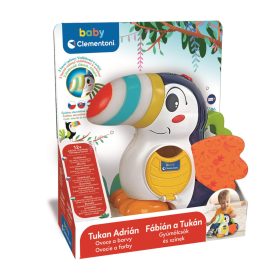   Baby Clementoni Fábián a tukán - Interaktív magyarul beszélő madár