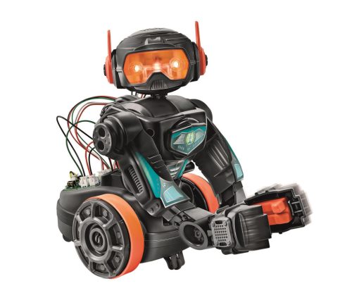 Szerelős robot készlet, el., programozható, 42x28 cm dob.