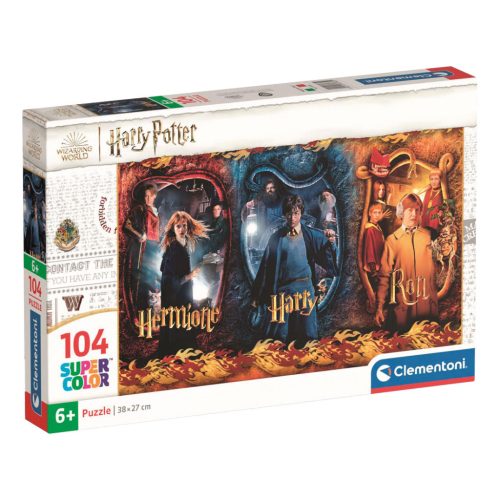 Clementoni Super color, Harry Potter - Hermione, Ron, Harry puzzle, 104 db-os