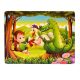 Állatos fa puzzle 60 darabos dínós