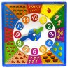 Fa puzzle óra számpárosító