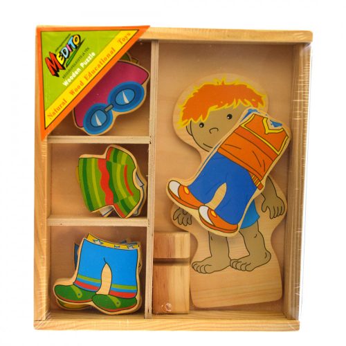 Medito fa öltöztető játék, kisfiús