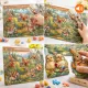 Készségfejlesztő fa puzzle hanggal – Fogantyús ki-berakó játék gyerekeknek