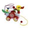 Wooden Toys húzós kacsa golyóvezetővel