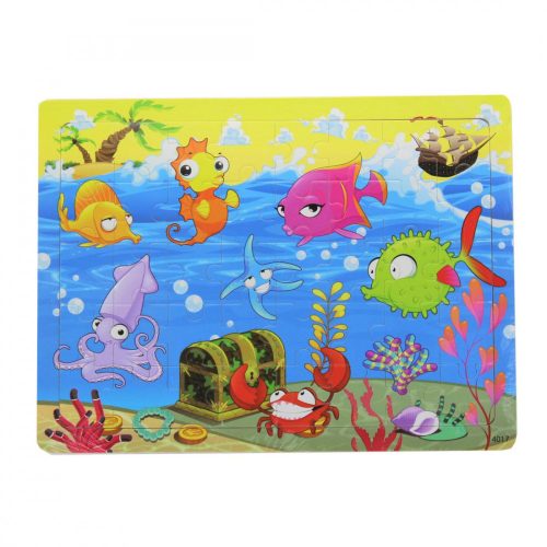Fa puzzle halas 40 darabos