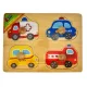 Medito autós fa puzzle 4 darabos