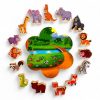 Animal Balance - Fa egyensúlyozós játék, Állatos