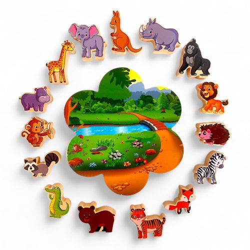 Animal Balance - Fa egyensúlyozós játék, Állatos