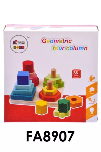 Fa formafelismerő, montessori jellegű