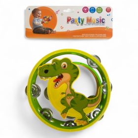 Csörgődob készlet, 2 db, dínós, 2 féle – zacskós