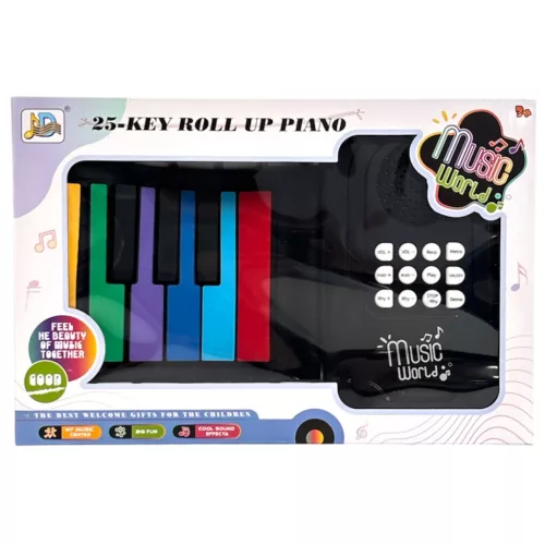 Zongoraszőnyeg keyboard, 38x12 cm billentyű – elemes zenélő játék