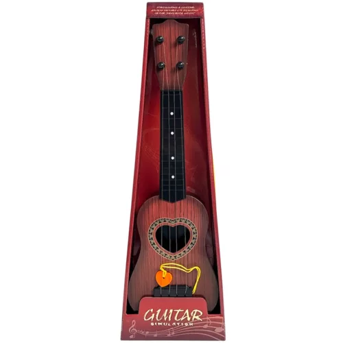 Fémhúros játék gitár, 47 cm, 3 színben – gyerek hangszer