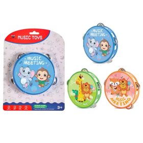 Csörgődob, állatmintás - 3 féle