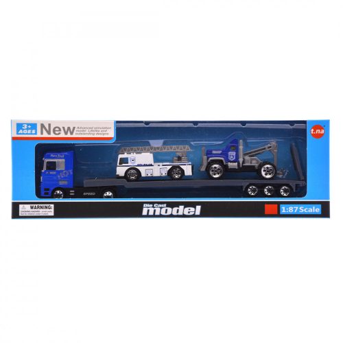 Die-Cast Model rendőrségi jármű szállító kamion