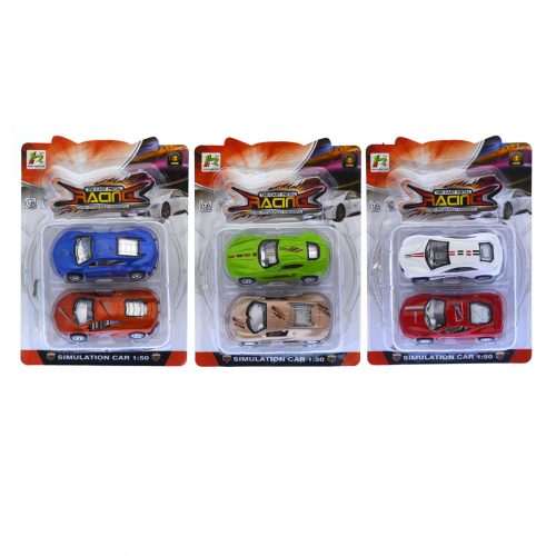 Racing színes fém sportautó 2 féle