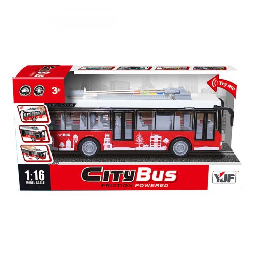 Trolibusz hanggal és fénnyel