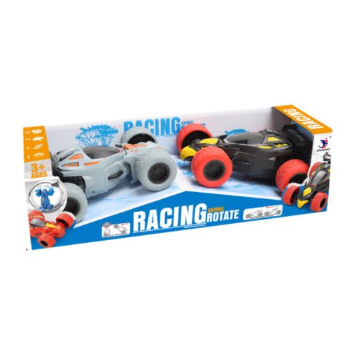 Pörgő gumikerék autó készlet, 2 db-os, 4 színben