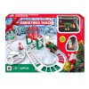 Christmas Track - Vonatos pályakészlet, Mikulás figurával 30 db-os