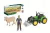 Traktor készlet – bárány figurával, lendkerekes, 2 színben