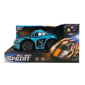   Távirányítós sportautó LED világítással – fólia karosszéria, 2 színben, 23 × 12 cm