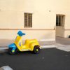 Vespa Stílusú Lábbal Hajtós Tricikli