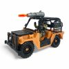 Katonai jeep játékkészlet katonával