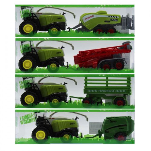 Farm World traktor permetező utánfutóval