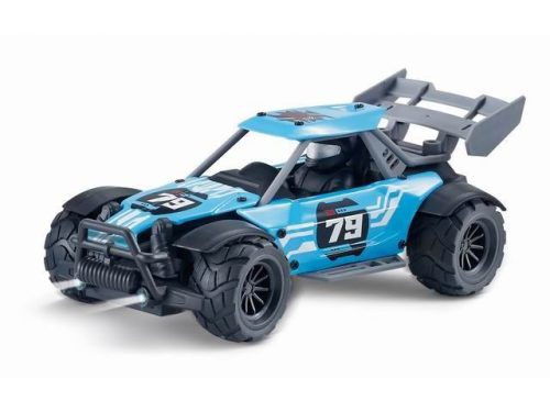 Elektromos terepjáró hang- és fényhatással, figurával, 2 színben