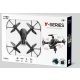 Y-Series kamerás drón – HD WiFi kamera, akadálykerülés funkcióval, 2.4GHz távirányítóval