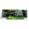 Farm World traktor lószállítós utánfutóval