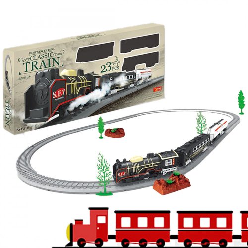 Classic Train vonat készlet sínnel