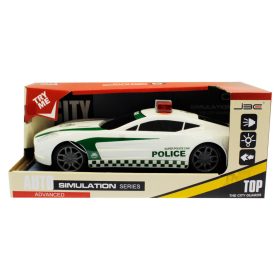 Hang- és fényhatású rendőrautó játék