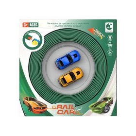 Hurkos autópálya készlet 2 fém autóval