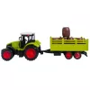 Lendkerekes traktor hordószállító utánfutóval