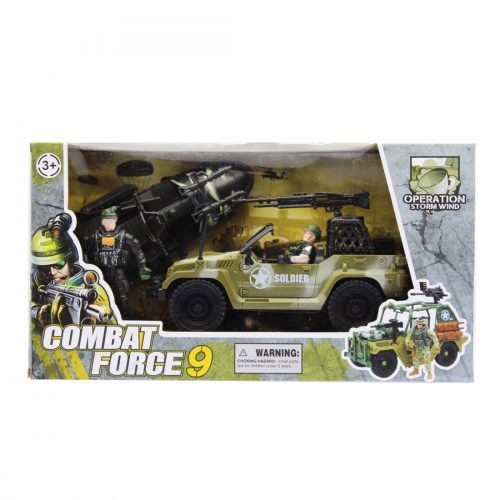 Combat Force katonai dzsip és csónak 2 figurával