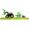 Traktor készlet boronával, 3 féle, 37x12 cm – farm jármű