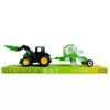 Traktor készlet boronával, 3 féle, 37x12 cm – farm jármű