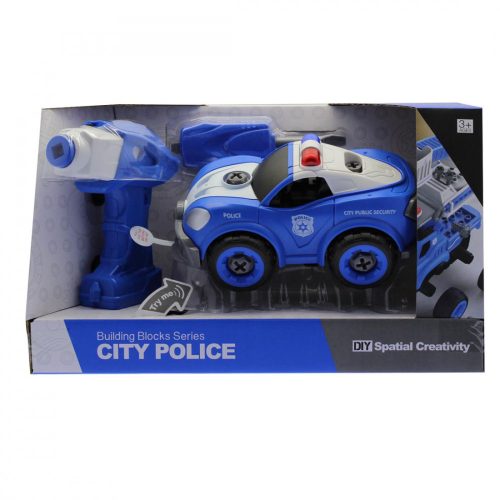 City Police szerelős rendőrautó csavarbehajtóval