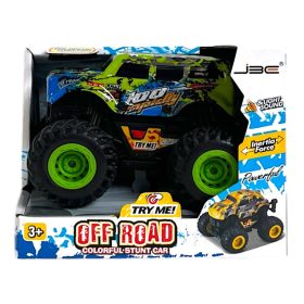   Elektromos terepjáró hang- és fényhatással, gumikerékkel, 2 színben