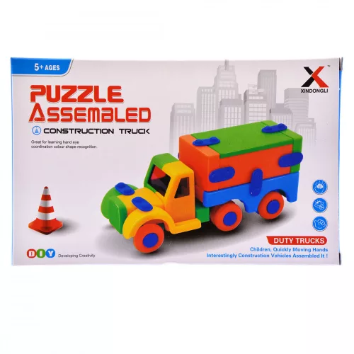 Puzzle Assembled szerelős, puzzle jellegű teherautó