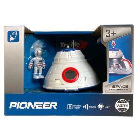   Űrhajós leszállóegység hanggal és fénnyel – űrhajós figurával, 20 × 14 cm