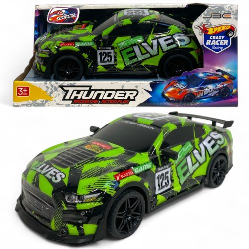 Thunder Racing Car – Hang és Fényhatásokkal