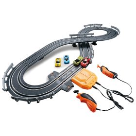   Track Master autópálya készlet – 232 cm pálya, 4 versenyautóval