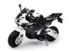 BMW S1000 fekete-fehér elektromos motor, bõrüléssel