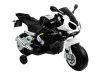 BMW S1000 fekete-fehér elektromos motor, bõrüléssel