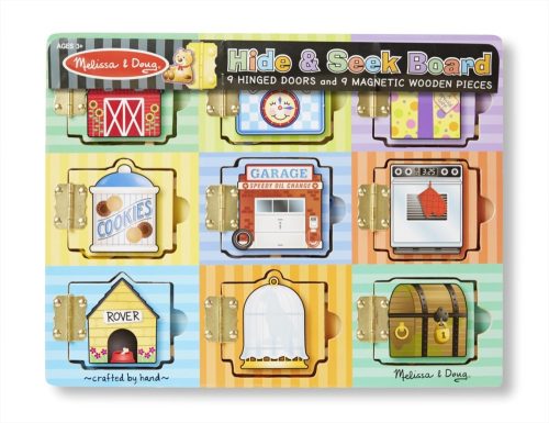 Melissa and Doug Fa készségfejlesztő játék, Mágneses bújócska tábla